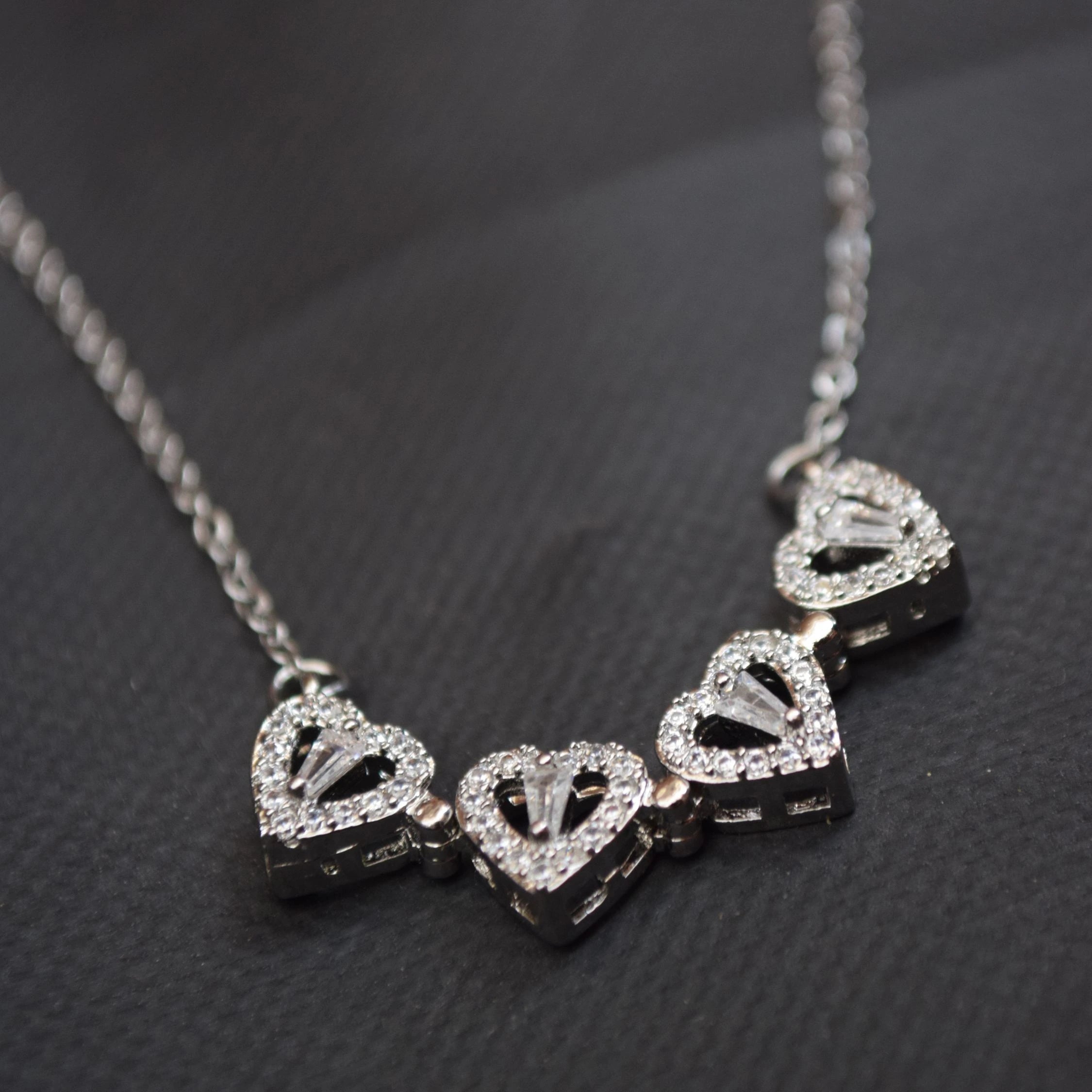 COLLAR PLATEADO 2 EN 1 - JOYAS