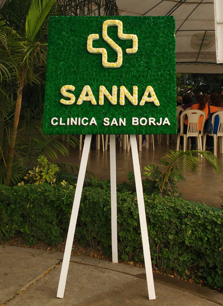 Logotipo Floral 80cm x 80cm