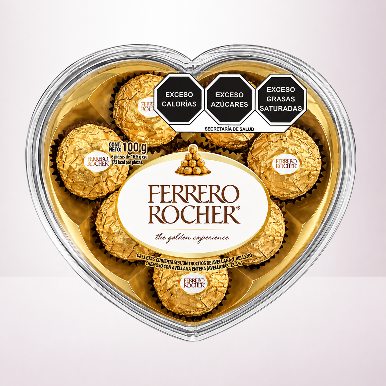 CAJA DE CHOCOLATES FERRERO ROCHER - CORAZON