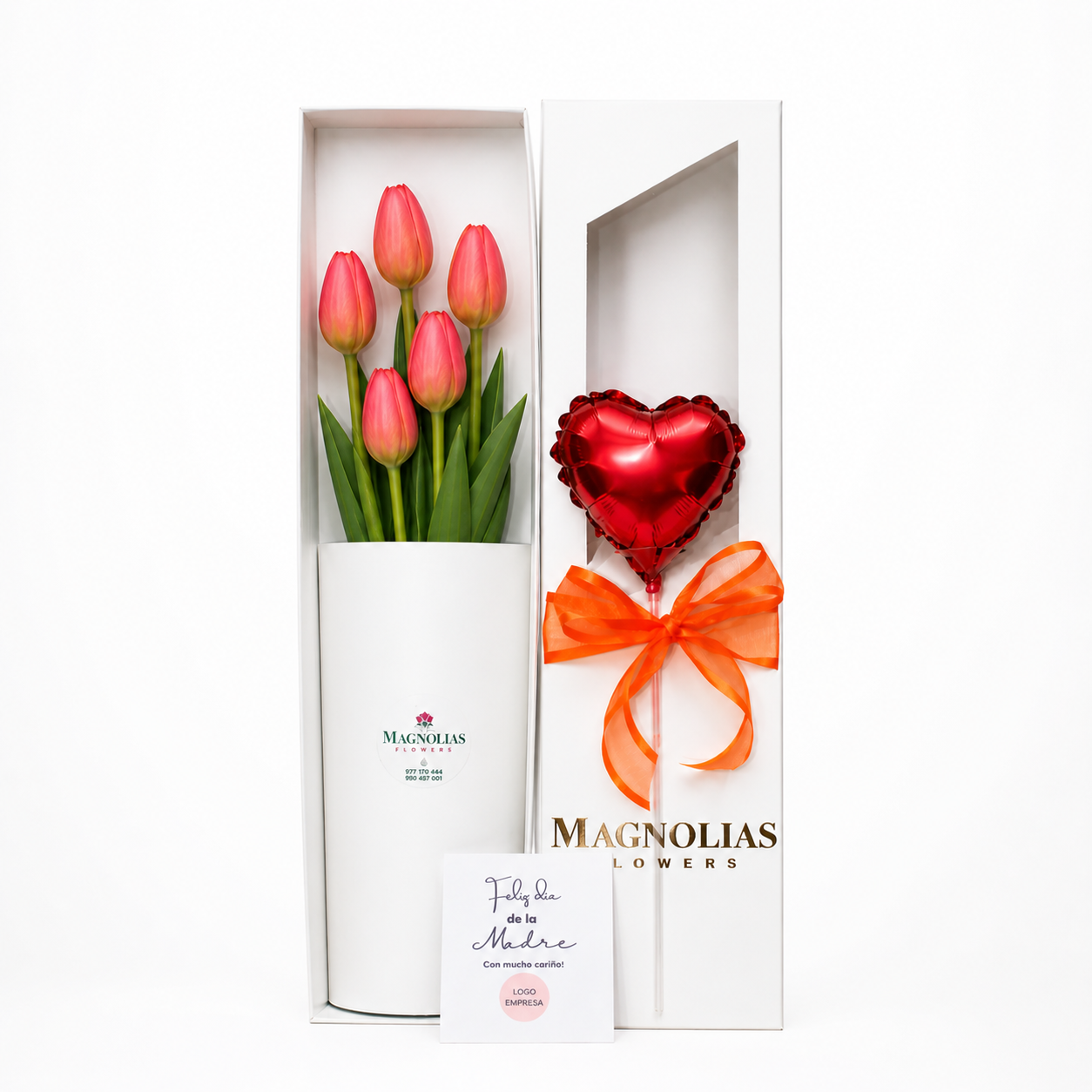 CAJA DE 05 TULIPANES - TC05